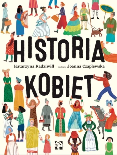 Ilustrowana okładka książki Historia kobiet